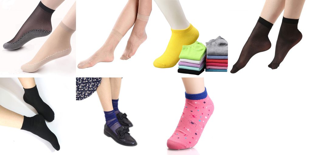 women thin ankle socks